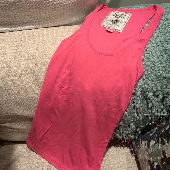 PINK Victoria's Secret Tops - PINK By Victoria’s Secret pink tank top size M